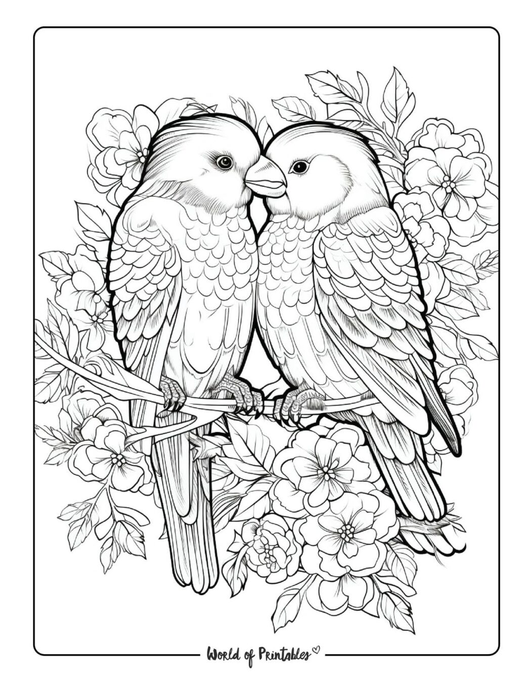 Bird Coloring Pages - World of Printables