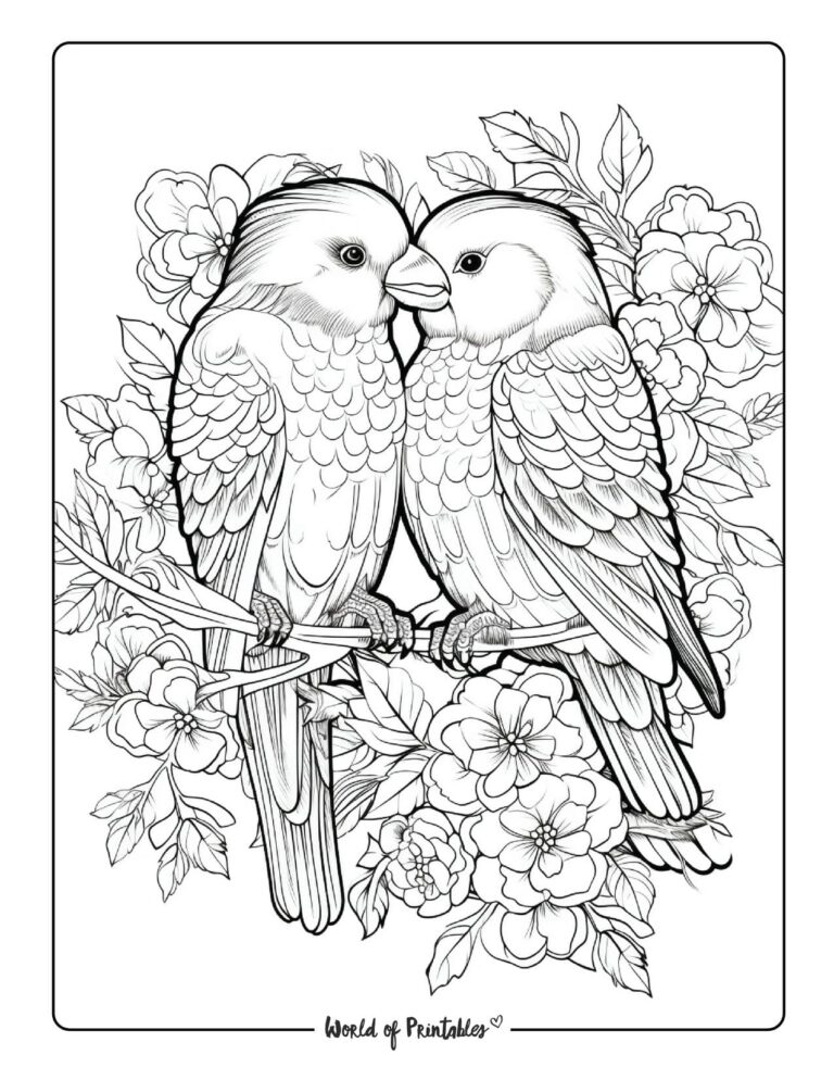 Bird Coloring Pages World Of Printables