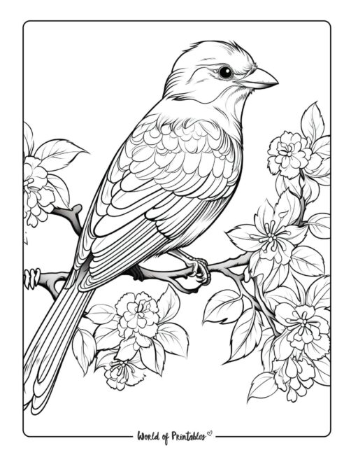 Bird Coloring Page 19