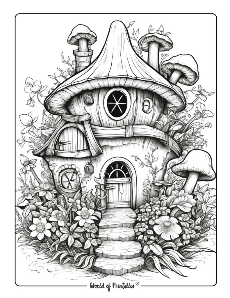 Fantasy Coloring Pages World of Printables