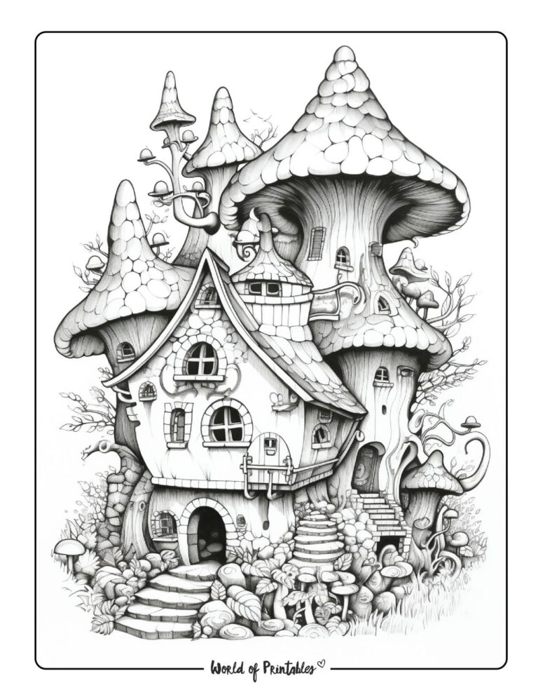 Fantasy Coloring Pages World of Printables