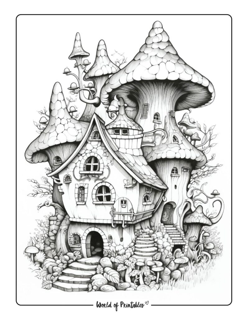Fantasy Coloring Pages World of Printables Fantasy Coloring Pages World of Printables