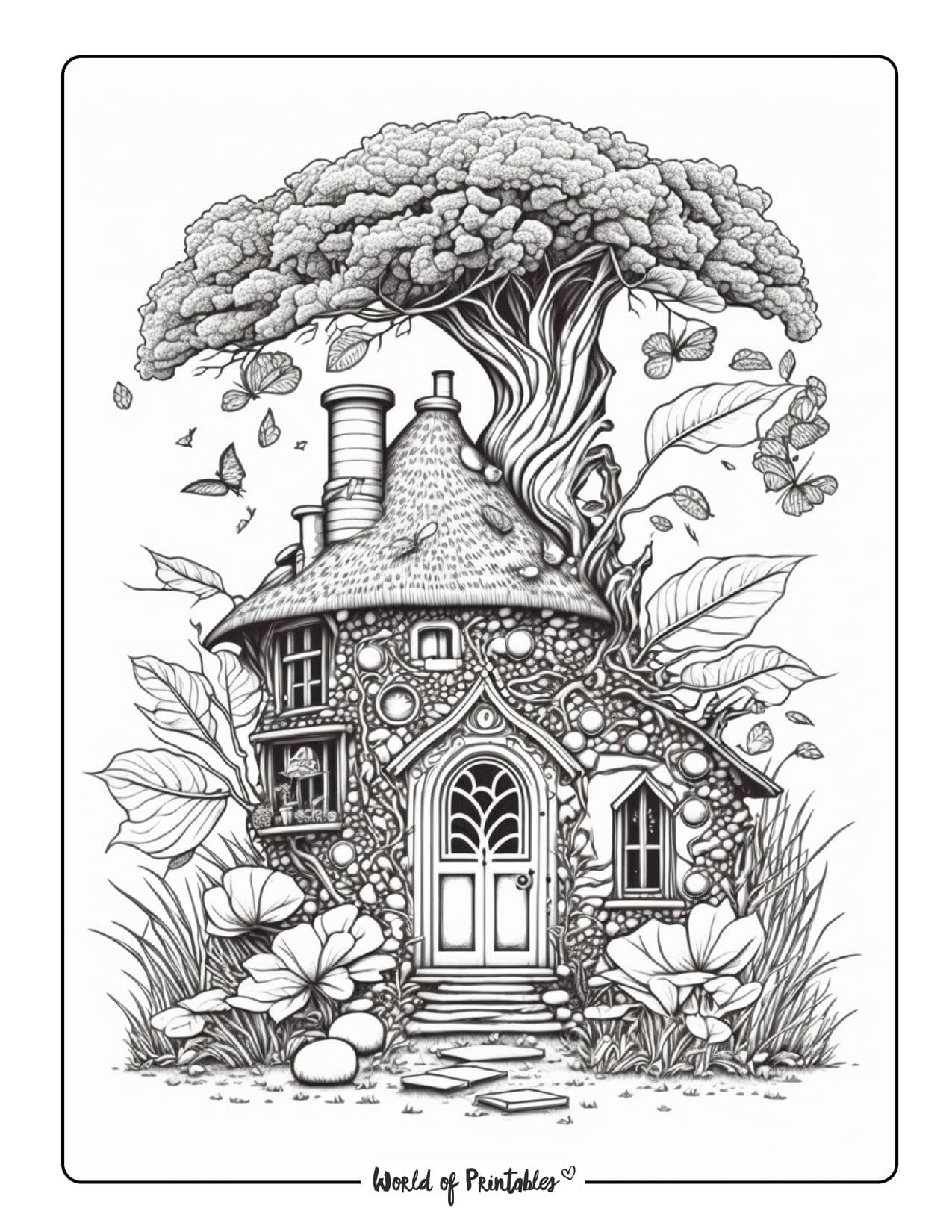 Detailed Fantasy Coloring Pages