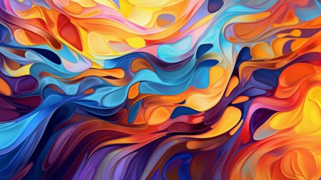Flowing Abstract Wallpaper