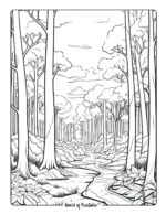Forest Coloring Pages - World of Printables
