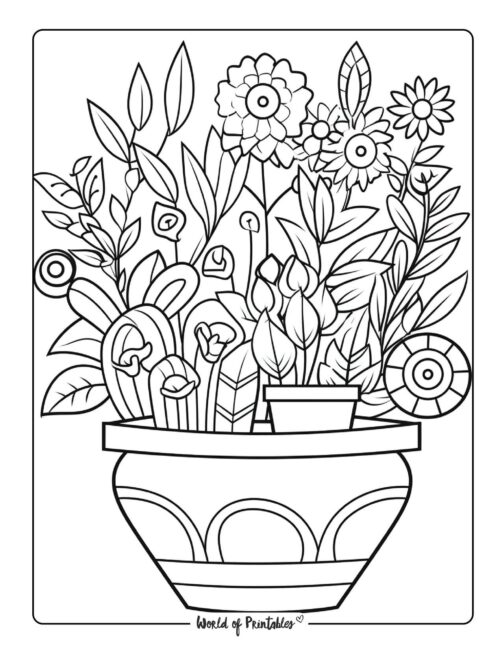Garden Coloring Page 22