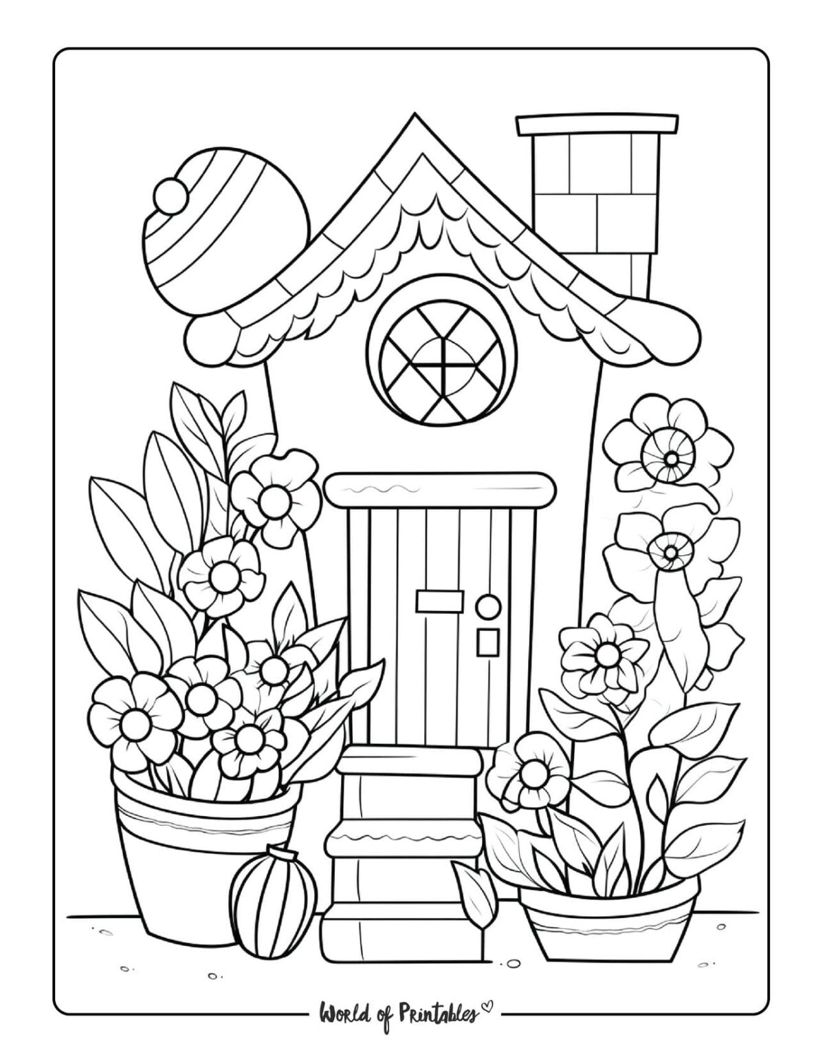 Garden Coloring Pages - World of Printables
