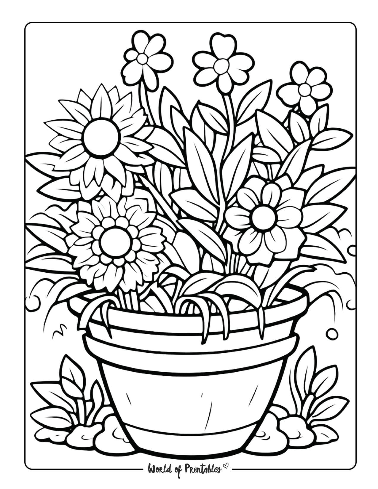 Printable Garden Coloring Pages 2025 