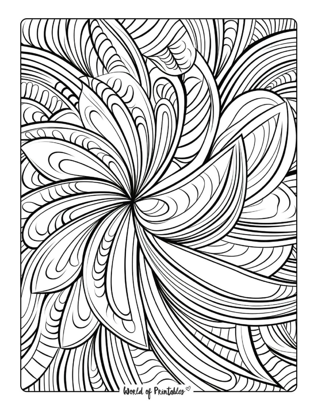 Hippie Coloring Page 3