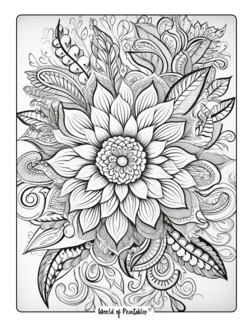 Hippie Coloring Page 29