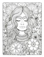 Hippie Coloring Pages - World of Printables