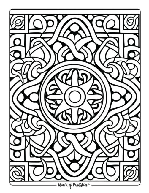 Hippie Coloring Page 6