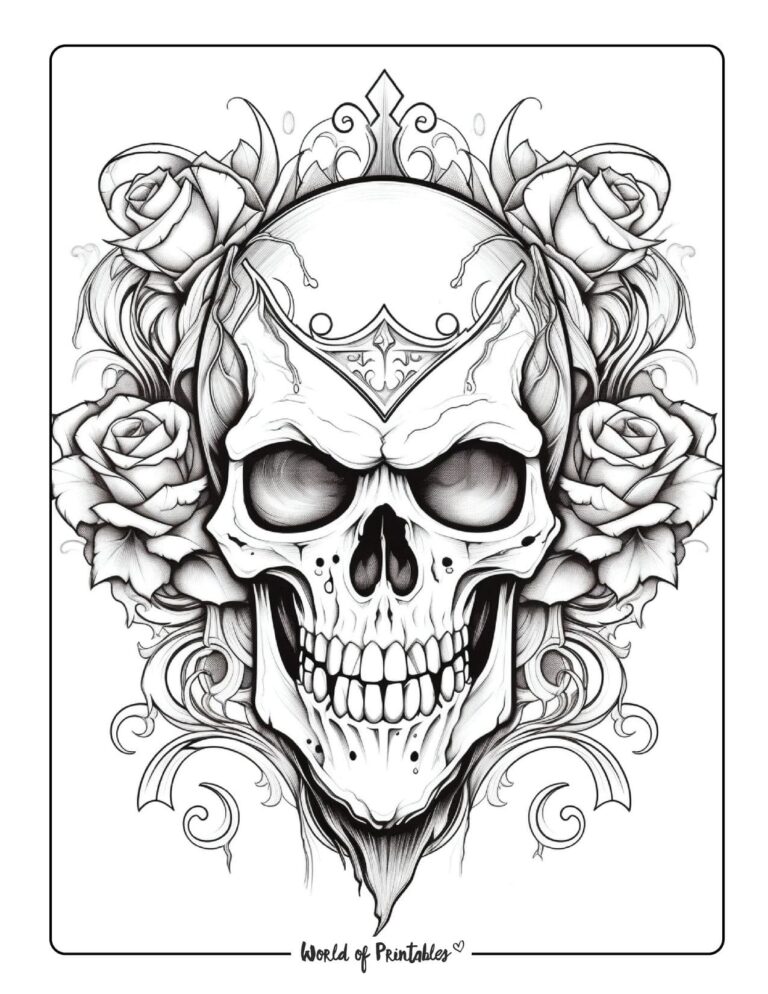 Horror Coloring Pages - World of Printables