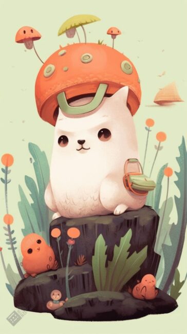 Illustration Cat Background
