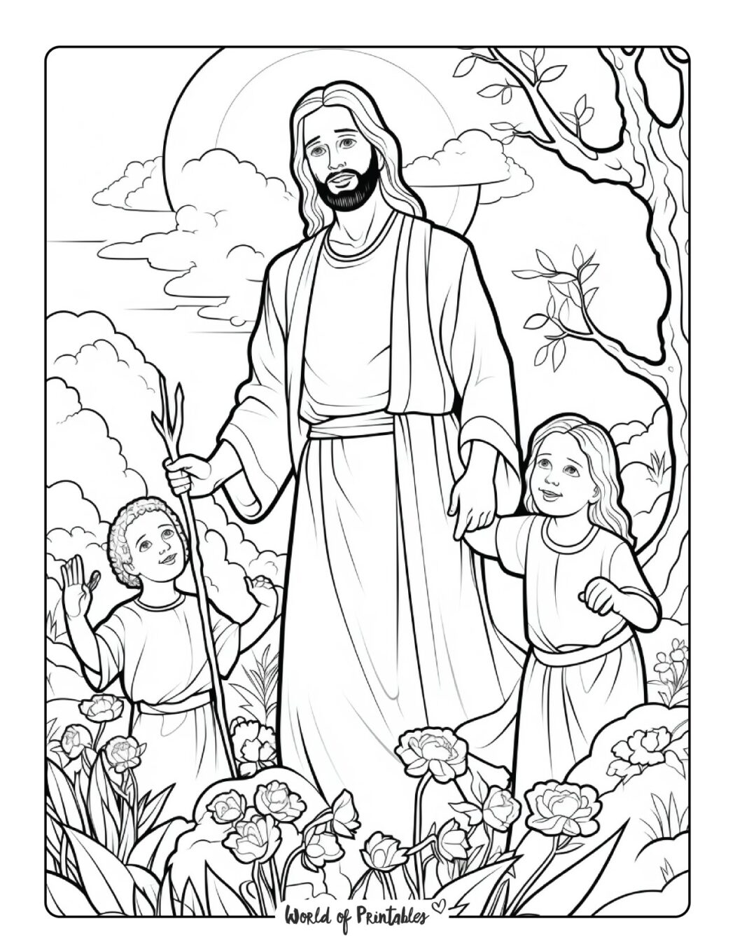 Bible Coloring Pages For Kids & Adults World of Printables