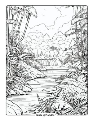 Jungle Coloring Pages - World of Printables