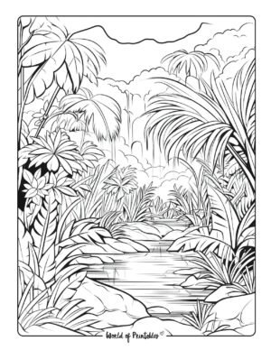 Jungle Coloring Pages - World of Printables