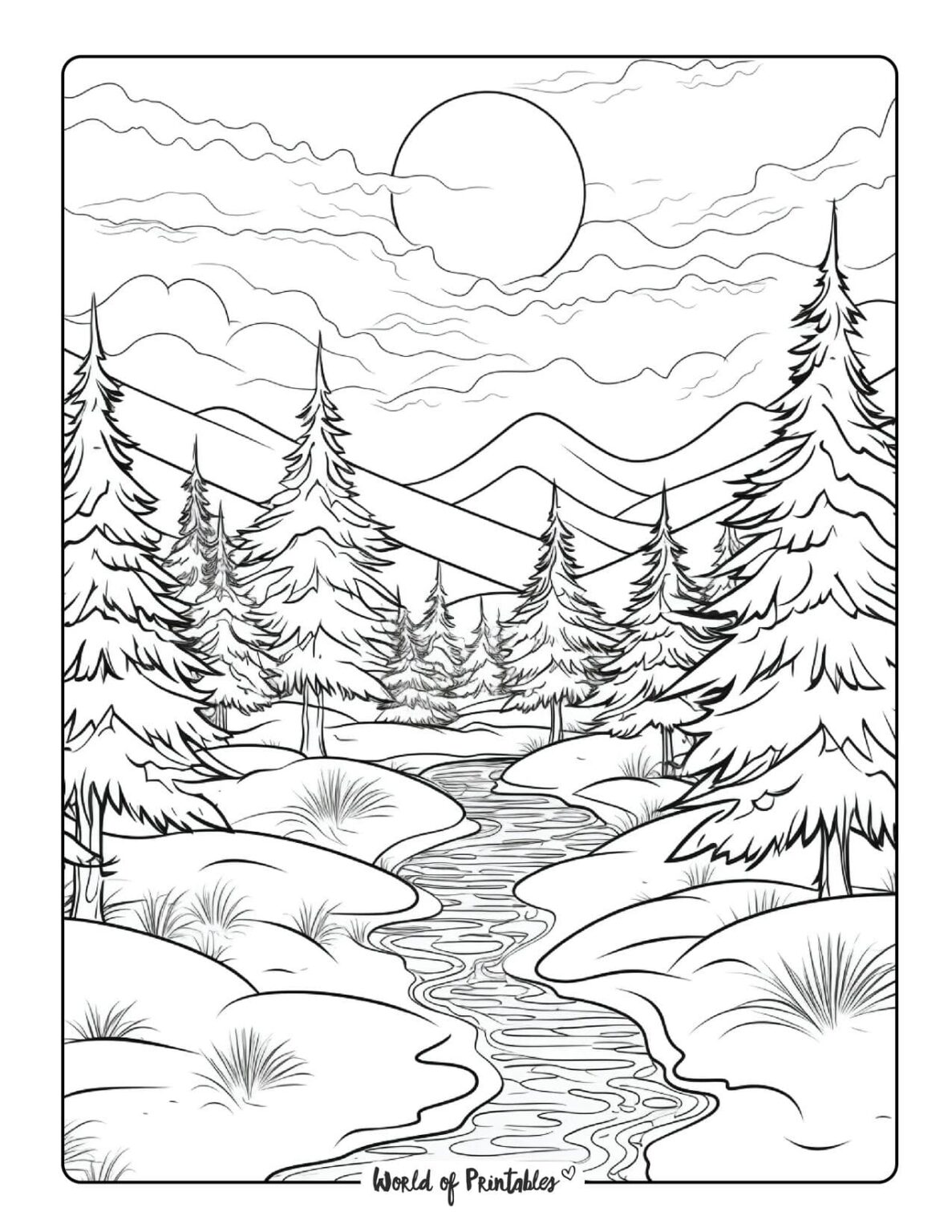Landscape Coloring Pages Printable Free Coloring Pages To Print Landscape Coloring Pages Printable Free Coloring Pages To Print