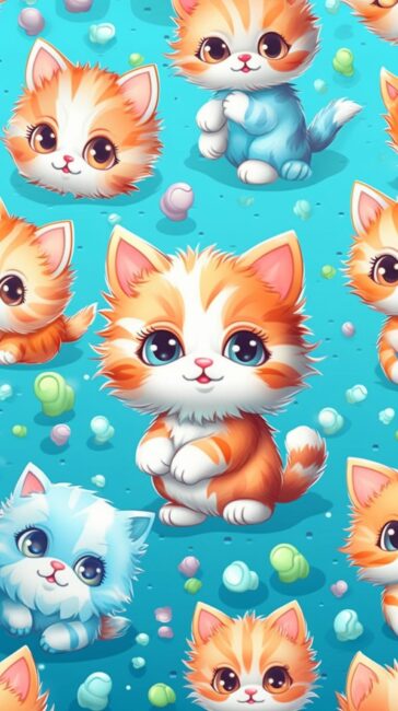 Little Kitty Cute Cat Wallpaper