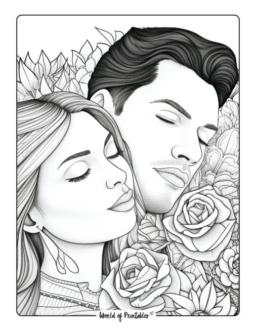 Love Coloring Page 10