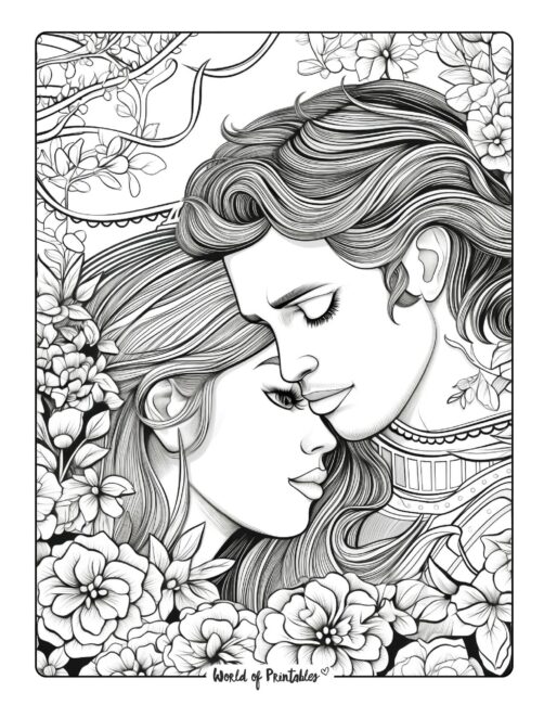 Love Coloring Page 11