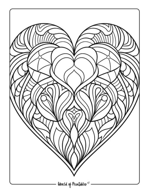 Love Coloring Page 25