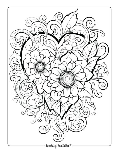 Love Coloring Page 33