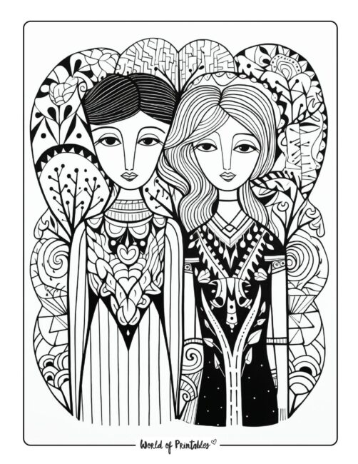 Love Coloring Page 39