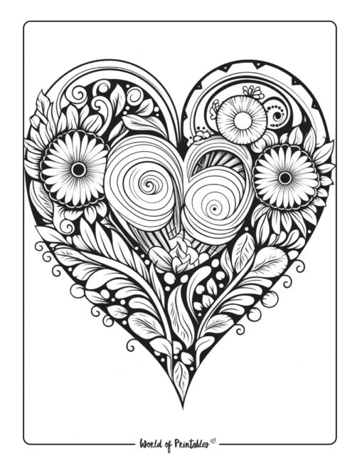 Love Coloring Page 42