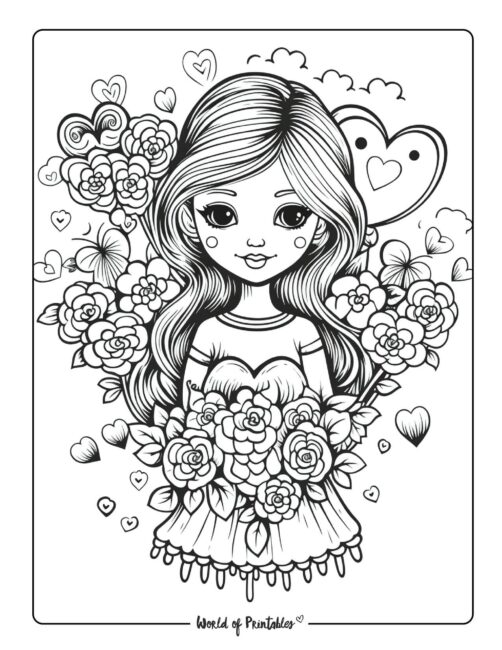Love Coloring Page 5