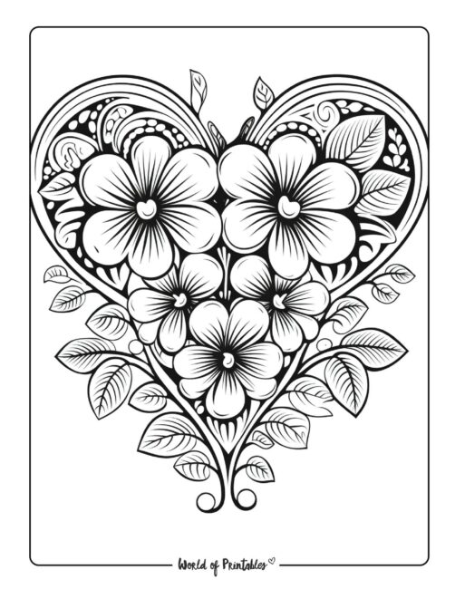 Love Coloring Page 50