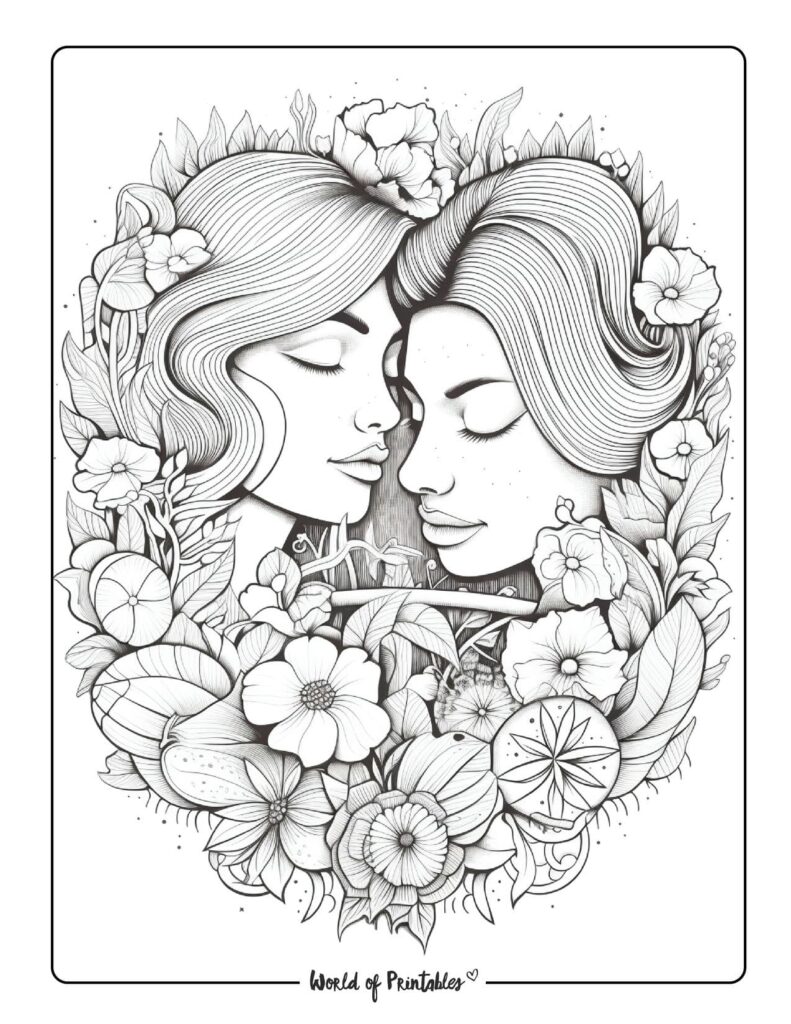 Love Coloring Pages - World of Printables