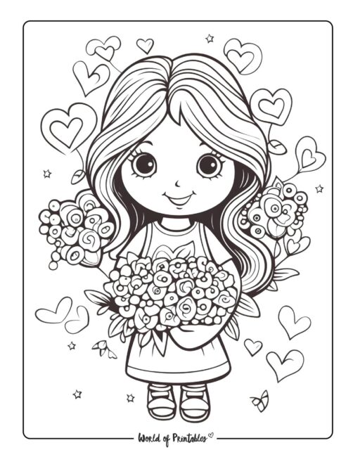 Love Coloring Page 7