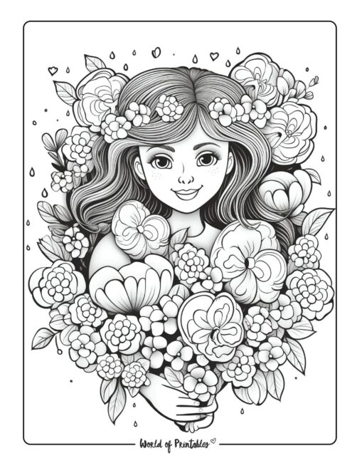 Love Coloring Page 8