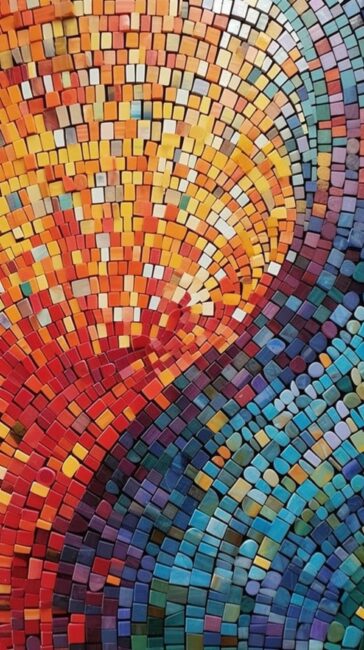 Mosaic Pattern Abstract Wallpaper
