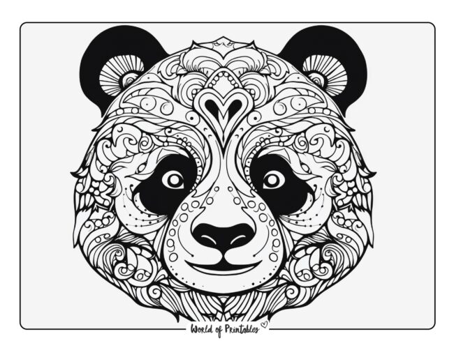 Panda Coloring Sheet 41