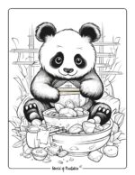 Panda Coloring Pages For Kids & Adults - World of Printables