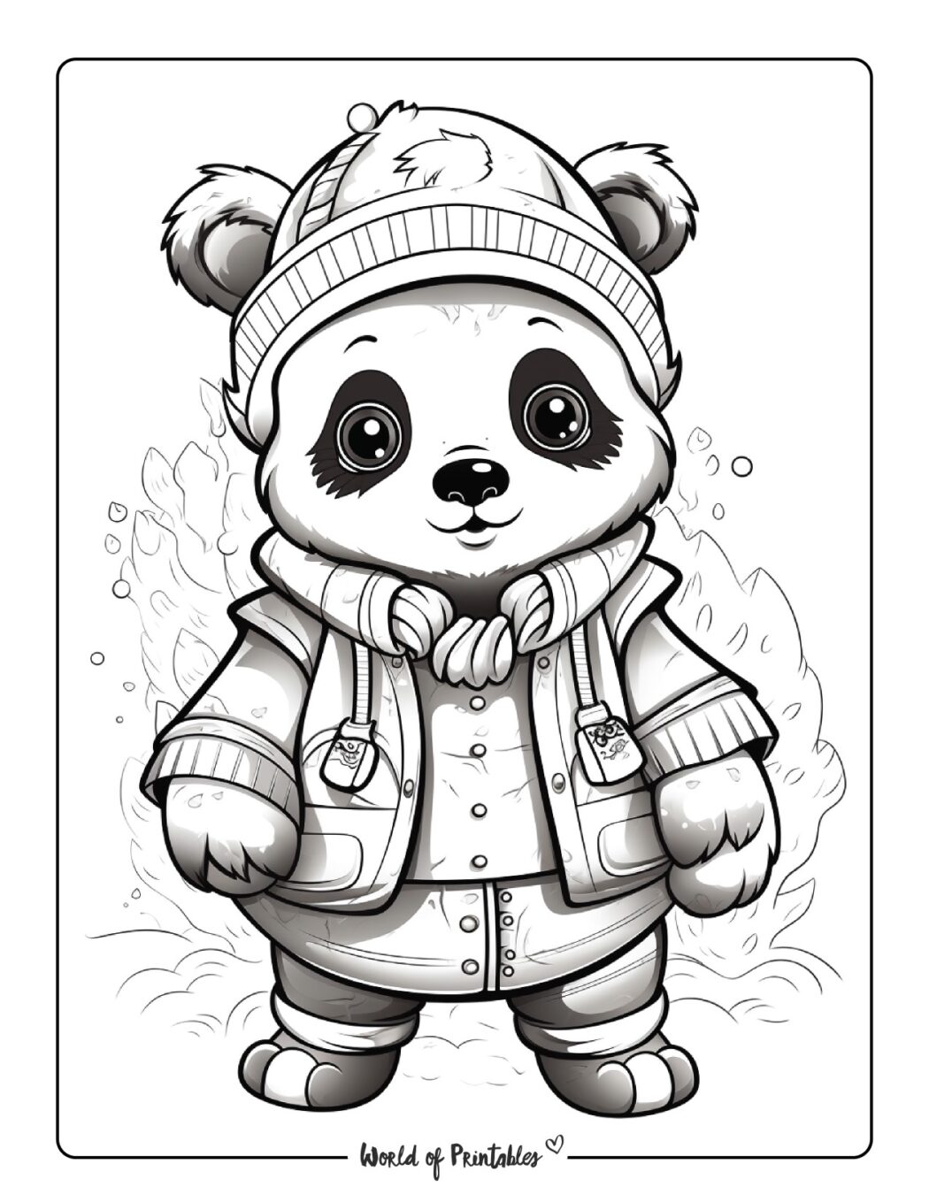 Panda Coloring Pages For Kids &amp; Adults - World of Printables