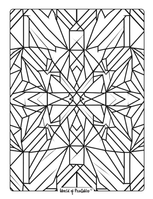 Pattern Coloring Page 17