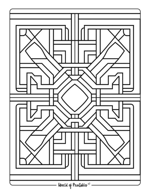 Pattern Coloring Page 22