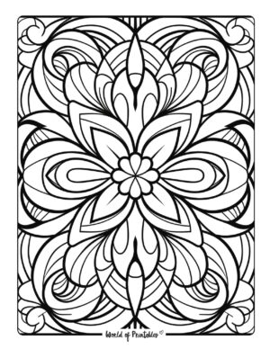 Pattern Coloring Pages - World of Printables