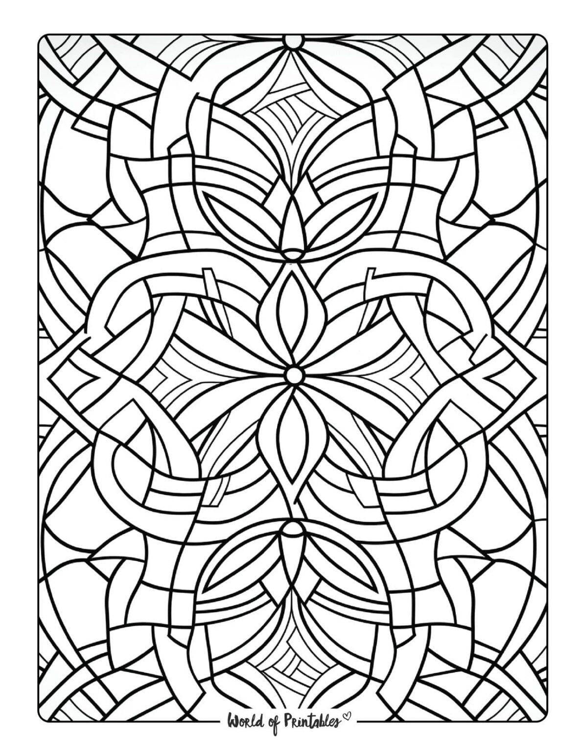Pattern Coloring Pages World - Pattern Coloring Page 47 1187x1536 