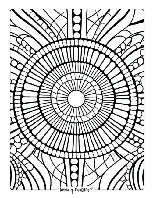 Pattern Coloring Page 6