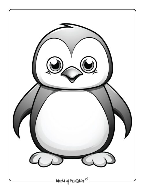 Penguin Coloring Page 43