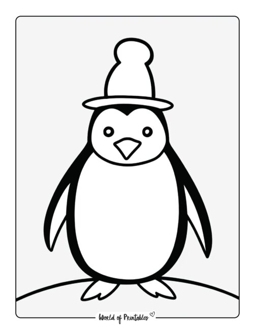 Penguin Coloring Page 55