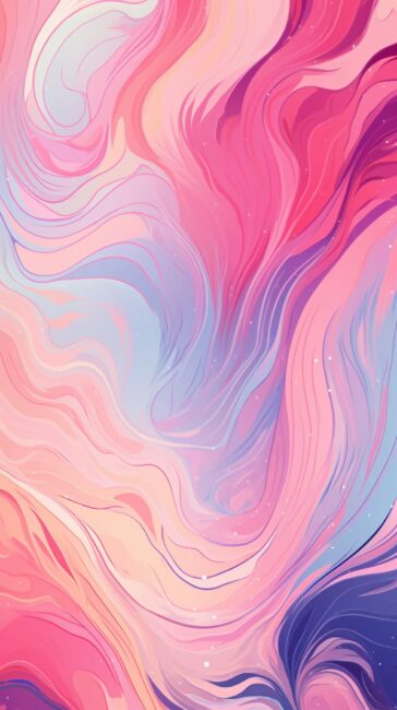 Pink and Blue Abstract Wallpaper