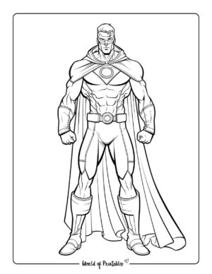 Hero Coloring Pages - World of Printables