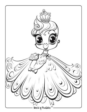 Peacock Coloring Pages - World of Printables