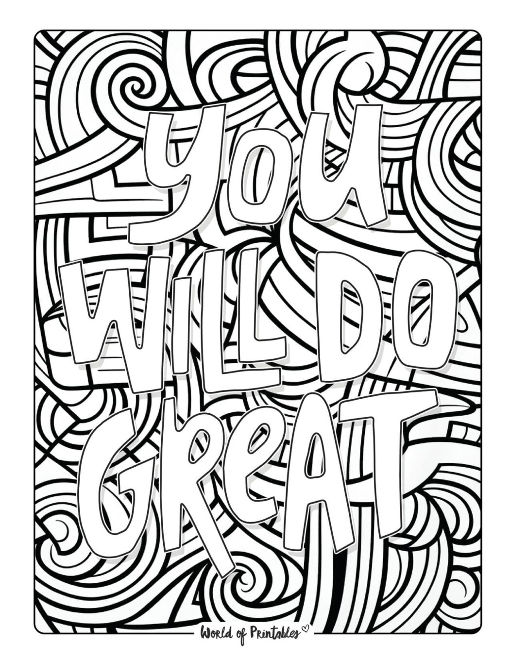 Quote Coloring Pages - World of Printables