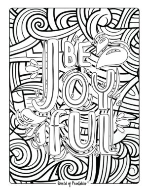 Quote Coloring Pages - World of Printables